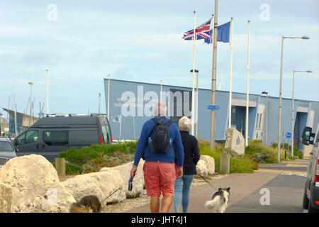 Portland, UK. 15th July, 2017. Weymouth and Portland National Sailing Academy, Isle of Portland Credit: stuart fretwell/Alamy Live News Stock Photo