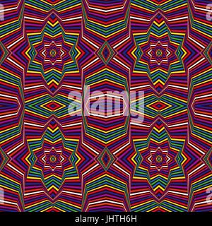 Abstract geometric vector pattern in different colors Stock Vector