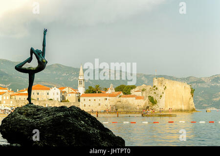 Budva in Montenegro Stock Photo