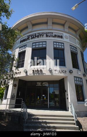 Fire Department and Police Department in Berkeley on April 30, 2017, California USA Stock Photo