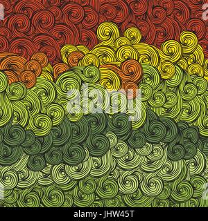 Abstract multi-colored waves pattern. Vector, EPS8 Stock Vector