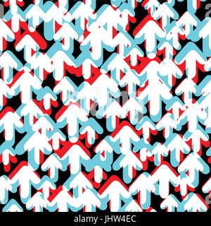 Bright colored arrows. Abstract background, vector, EPS10 Stock Vector