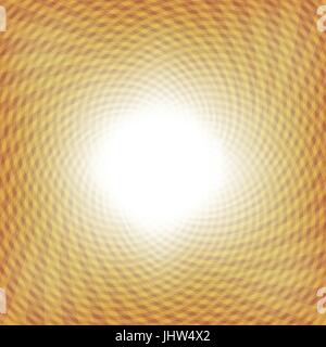 Sunburst optical illusion abstract rays, vector. Stock Vector