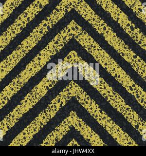Danger arrows on asphalt texture. Vector, EPS8 Stock Vector