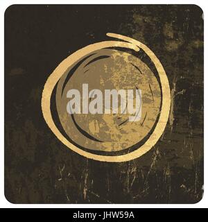 Grunge circle illustration. Vector Stock Vector Image & Art - Alamy