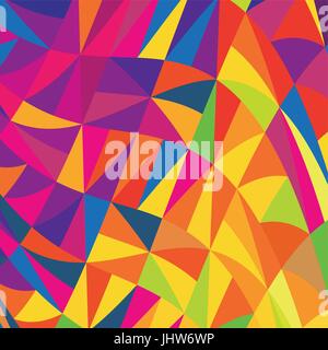 Multi-colored triangles background. Vector, EPS10 Stock Vector