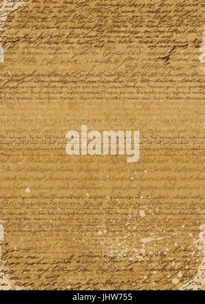 Vintage background of A4 format, based on ancient manuscripts Stock Vector