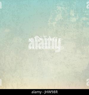 Vintage Pastel Background with Sample Text Template Stock Vector
