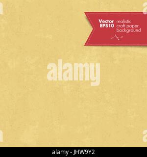 Seamless craft paper texture Stock Vector