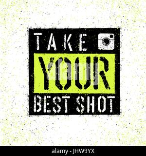 Take your best shot. Grunge layers can be easy editable or removed. Stock Vector