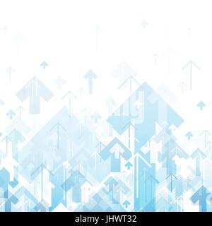 Blue Arrows Up Abstract background Stock Vector Image & Art - Alamy