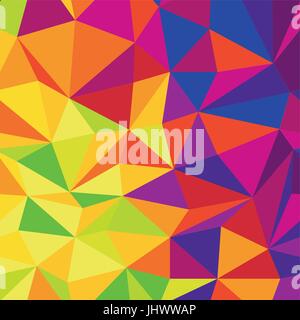 Abstract Low Poly Colorful Background Template. Vector pattern Stock Vector