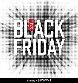 Black Friday sales Advertising Poster. Stock Vector