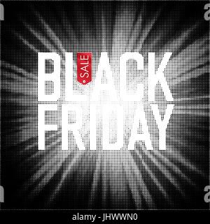 Black Friday sales Advertising Poster. Stock Vector
