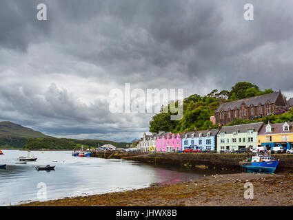 The harbour at Portree, Isle of Skye, Highland, Scotland, UK Stock Photo