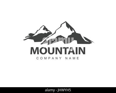 Mountains Logo Template Stock Vector Image & Art - Alamy