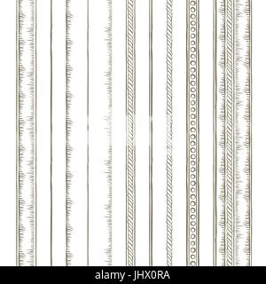 Set of borders. Vintage design elements Stock Vector