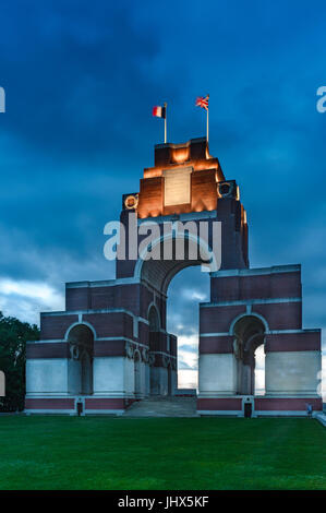 France, Somme - The Thiepval Memorial - The memorial dedicated to the soldiers & officers missing from the Battle of The Somme in World War One Stock Photo