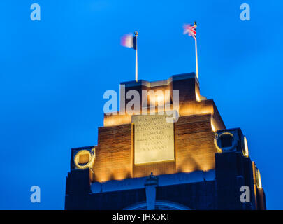 France, Somme - The Thiepval Memorial - The memorial dedicated to the soldiers & officers missing from the Battle of The Somme in World War One Stock Photo