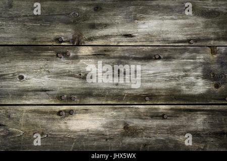 Rustic wood planks background with nice vignetting Stock Photo