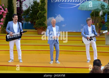 Rust, Germany, 16th July, 2017, Das Erste ARD TV Show 'Immer wieder Sonntags' Featuring: Calimeros Credit: mediensegel/Alamy Live News Stock Photo