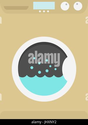 washing machine icon Stock Vector
