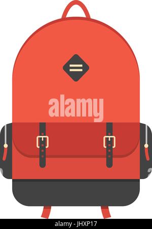 Backpack vector icon isolated on transparent background, Backpack logo