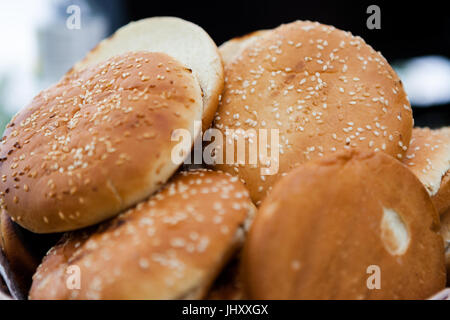 Hamburger buns Stock Photo