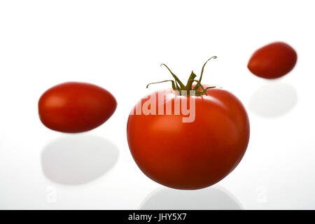 Different tomatoes, Verschiedene Tomaten Stock Photo