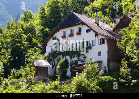 House in Hallstatt, salt chamber property, Upper Austria, ? sterreich - House in Hallstatt, salt chamber property Region, Upper Austria, Austria, Haus Stock Photo