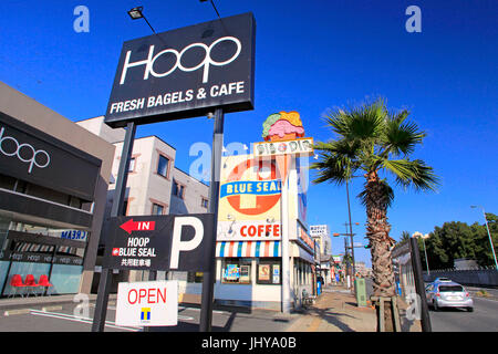 Fussa Base Side Street on Route 16 Alongside Yokota Air Base in Fussa city Tokyo Japan Stock Photo