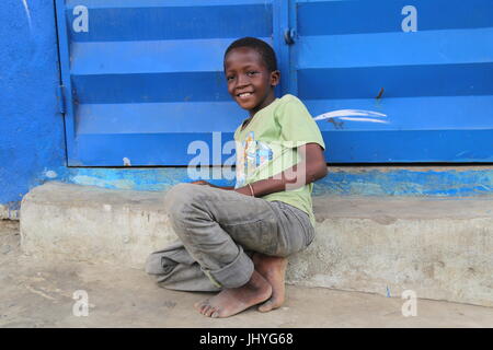 Children Labor in Cote d'Ivoire Stock Photo