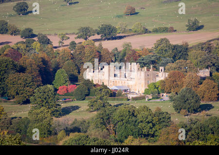 Sudeley Castle in autumn, Winchcombe, Cotswolds, Gloucestershire, England, United Kingdom, Europe Stock Photo