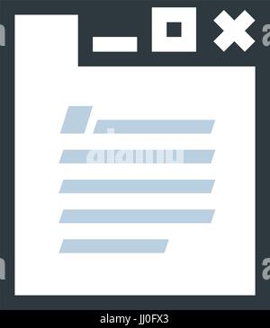 Document vector icon Stock Vector