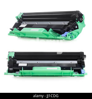 Laser printer cartridge isolated Stock Photo