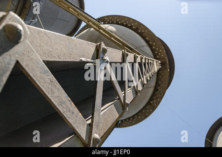 PORTO VELHO, BRAZIL - JUNE 15, 2017: Three water tanks imported to Porto Velho in the twentieth century from USA. Today they're known as Tres Caixas D Stock Photo