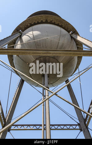 PORTO VELHO, BRAZIL - JUNE 15, 2017: Three water tanks imported to Porto Velho in the twentieth century from USA. Today they're known as Tres Caixas D Stock Photo