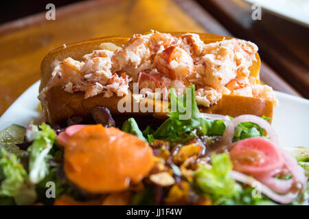 Lobster Roll, The Nantucket Lobster Trap Restaurant, Nantucket, MA, USA Stock Photo