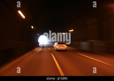 End of tunnel, Rio de Janeiro, Brazil. Stock Photo