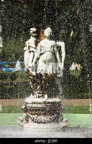Fountain, Square, Belo Horizonte, Minas Gerais, Brazil Stock Photo