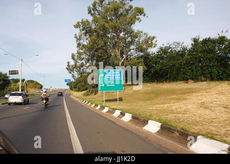 Signalling, Highway, Campinas, São Paulo, Brazil Stock Photo