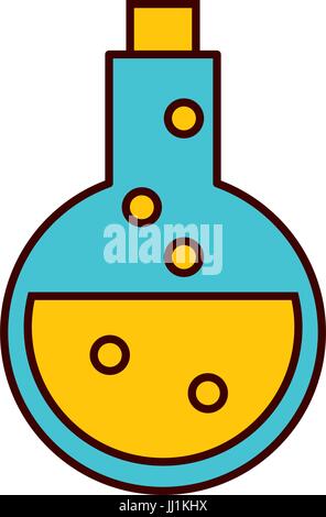 tube test with potion vector illustration design Stock Vector
