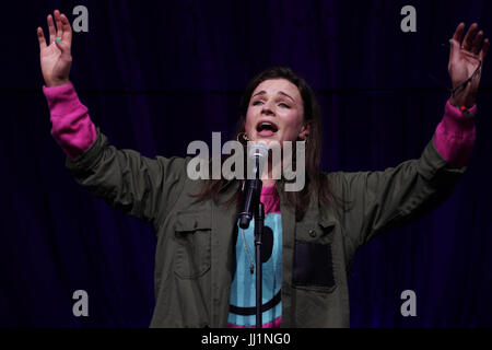 Aisling Bea Performing Live On The Comedy Stage On Day 4 Sunday Of aisling-bea-performing-live-on-the-comedy-stage-on-day-4-sunday-of