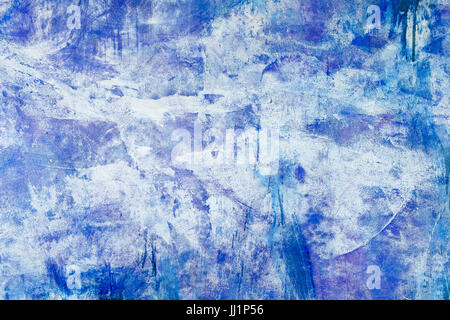 Blue painted wall. Stock Photo