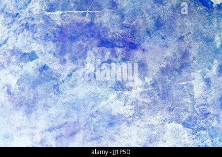 Blue painted wall. Stock Photo
