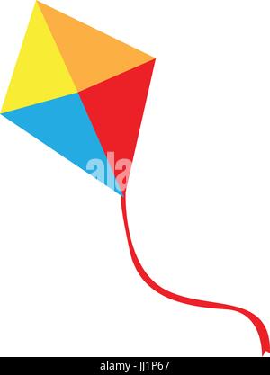 Isolated kite toy Stock Vector