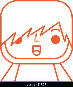 Avatar of a video game warrior Stock Vector