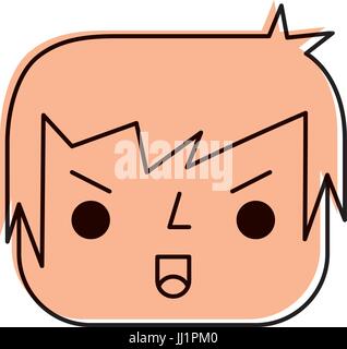 Avatar of a video game warrior Stock Vector