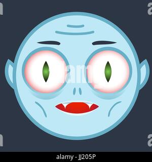 Smile Icon in flat style Stock Vector