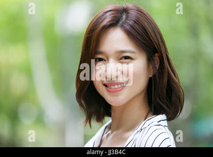 S. Korean actress Lee Elijah South Korean actress Lee Elijah poses for